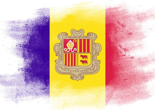 Флаг Андорры арт