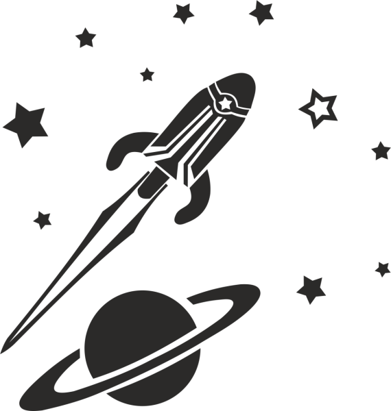Космос (с наклейками)