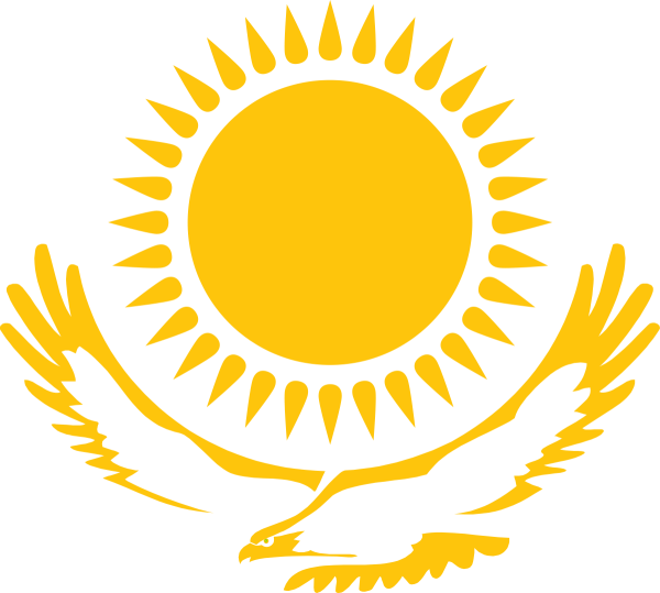 Беркут на флаге Казахстана