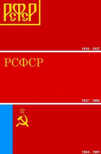 Флаг Российской Советской Федеративной социалистической Республики