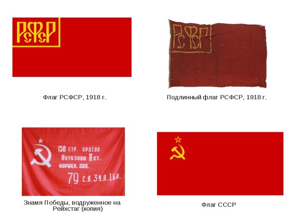 Флаг РСФСР 1918 Г