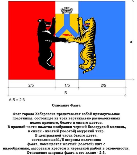 Хабаровск герб и флаг