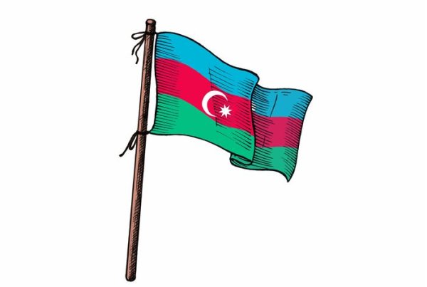 Флаг Азербайджана рисунок флаг Азербайджана