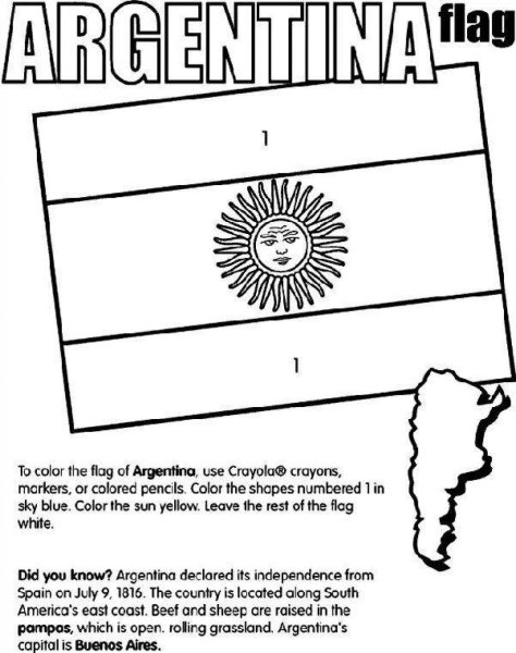 Флаг Аргентины