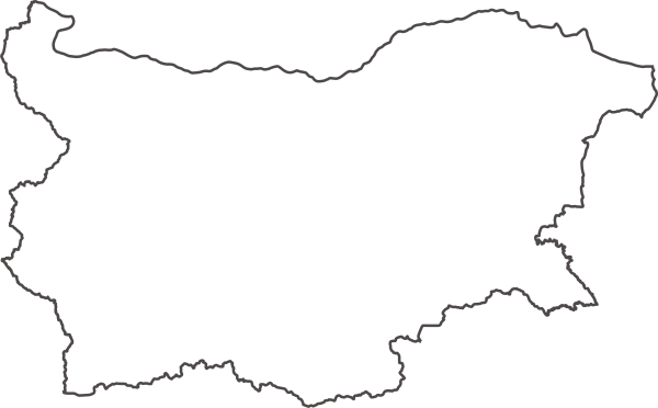 Болгария карта контур