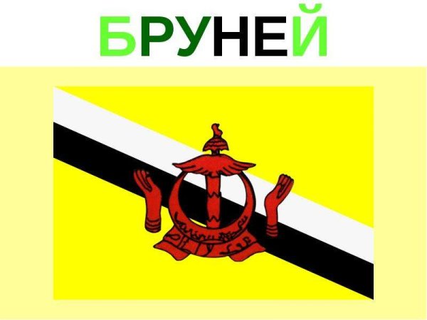 Бруней флаг старый
