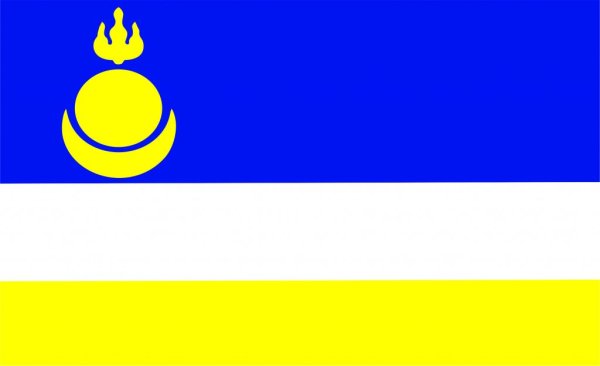 Флаг Респ Бурятия