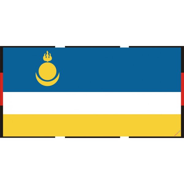 Флаг Бурятии