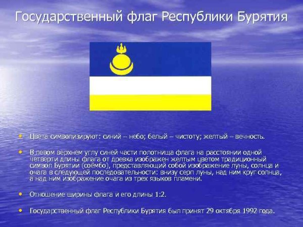 Флаг Республики Бурятия