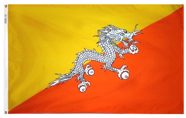 Флаг бутана