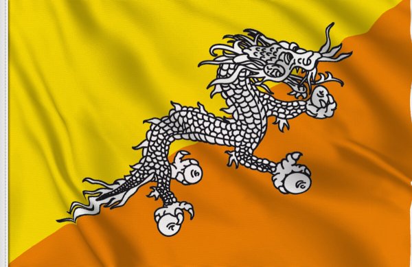 Королевство бутан флаг