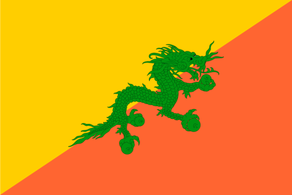 Флаг бутана