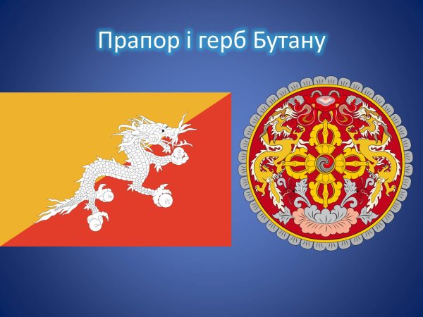 Бутан флаг и герб