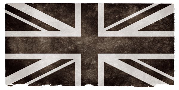 Черный британский флаг