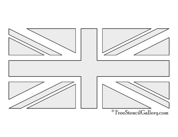 Трафареты флаг британский (41 фото)