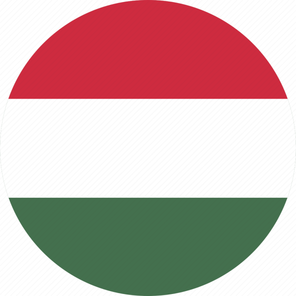 Флаг Венгрии в круге