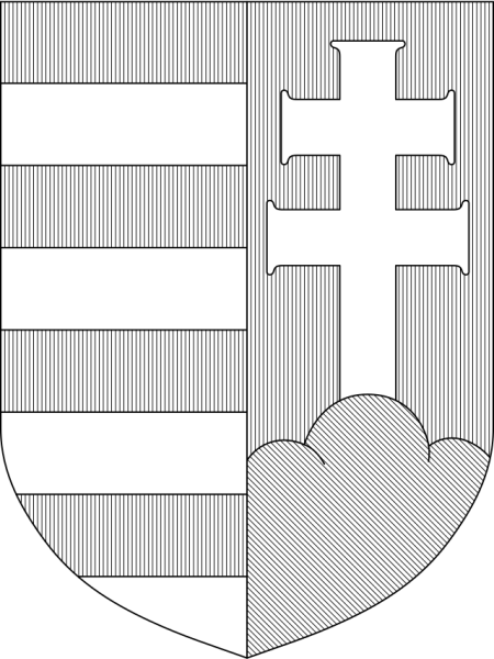 Герб Венгрии раскраска