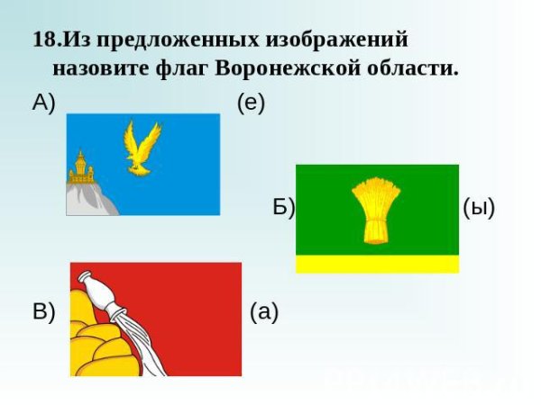 Флаг Воронежской области