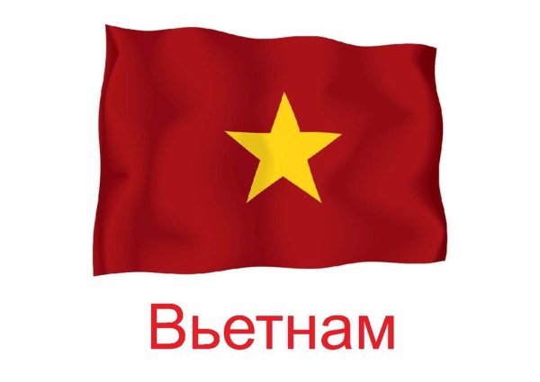 Флаг Вьетнама флаг Вьетнама