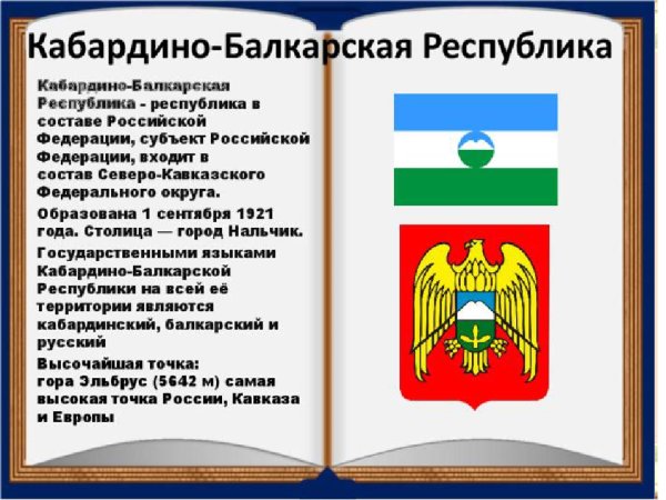 Символы Кабардино-Балкарской Республики