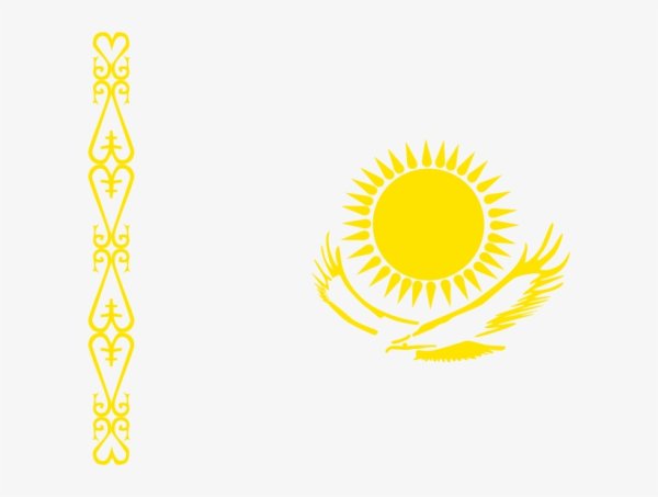 Беркут на флаге Казахстана