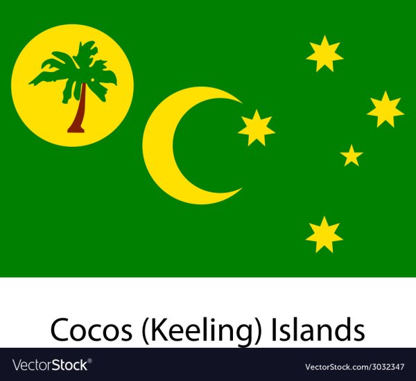 Cocos (Keeling) Islands флаг