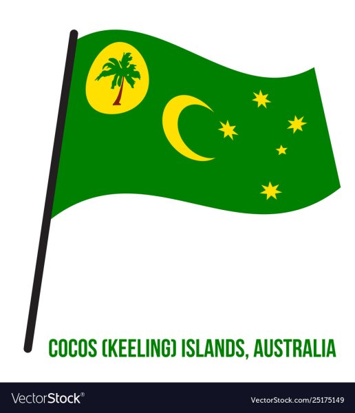 Cocos (Keeling) Islands флаг