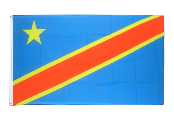 Флаг Конго Киншаса