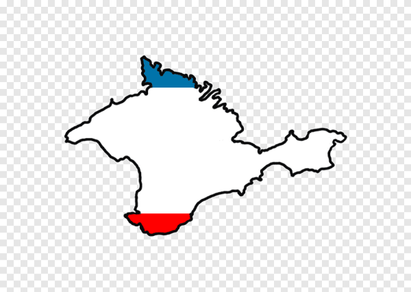 Очертания Крымского полуострова
