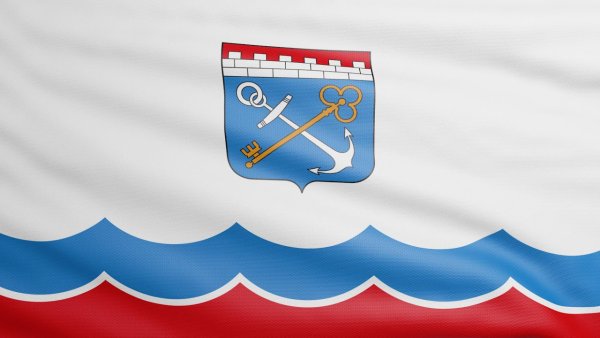 Флаг Ленинградской области