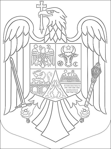 Герб семьи раскраска