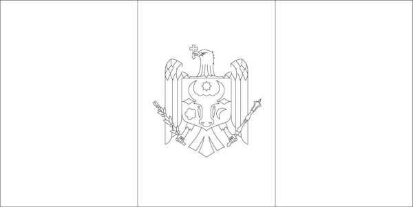 Герб Молдовы раскраска