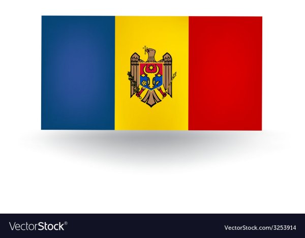 Флаг Молдавии вектор