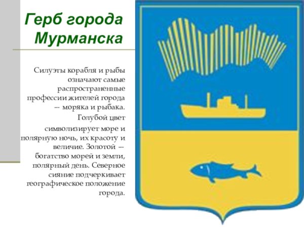 Герб города Мурманск