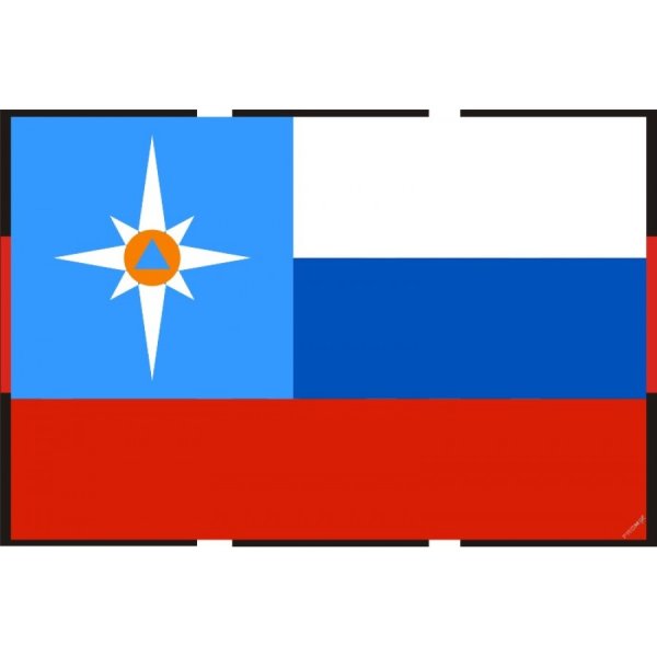 Представительский флаг МЧС России