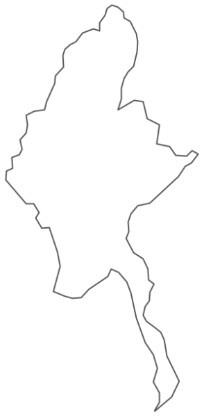 Мьянма очертания