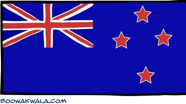 Флаг новой Зеландии в хорошем качестве