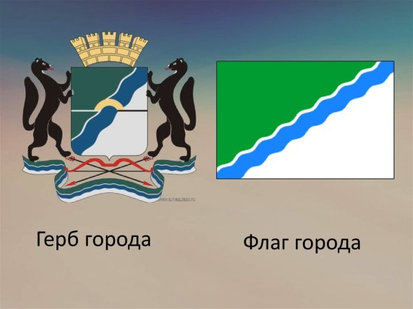 Герб Новосибирска и Новосибирской области