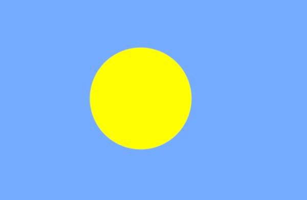 Республика Палау флаг