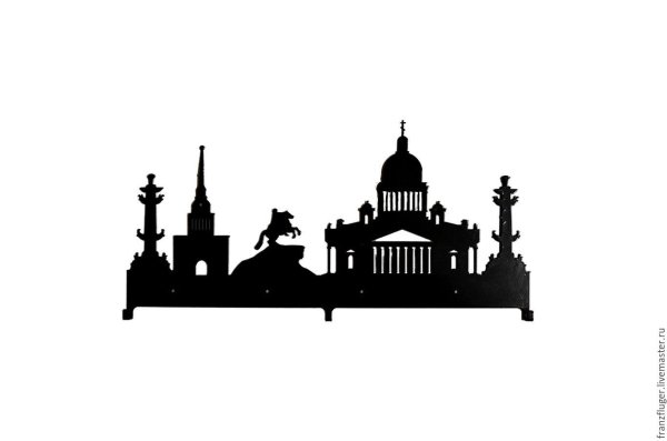 Питер силуэт Исаакиевского собора