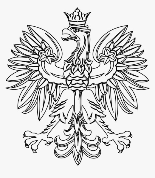 Герб Польши без фона