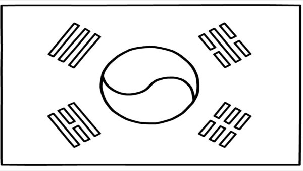 Флаг Кореи