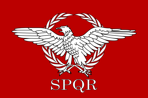 Орел римской империи SPQR