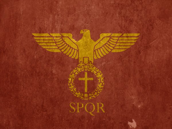 Герб римской империи SPQR