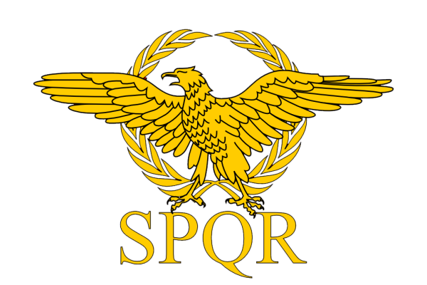 Герб римской империи SPQR