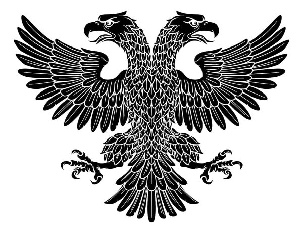 Имперский двуглавый Орел вектор