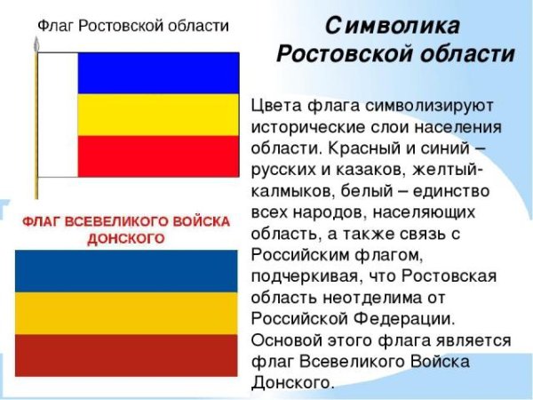 Флаг Ростовской области