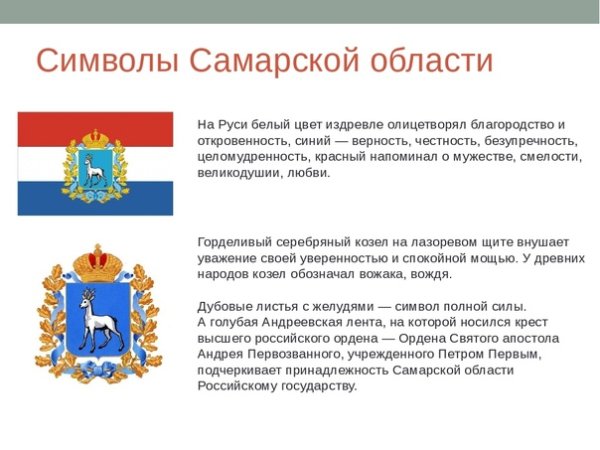 Государственная символика Самарской губернии