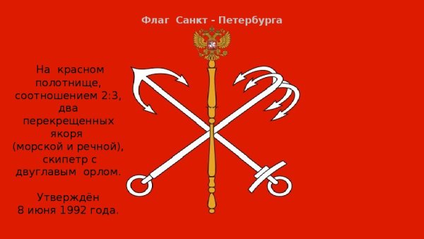 Флаг Санкт-Петербурга
