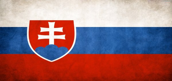 Флаг страны Словакия